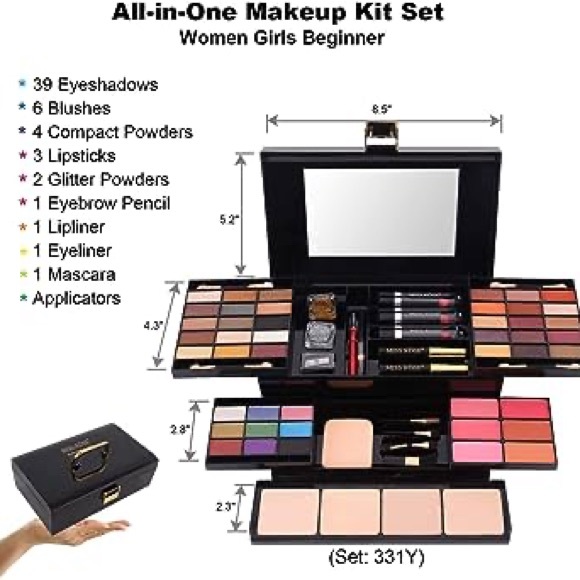 Professional Makeup Kit Unisex All In One Quality Full Makeup Gift Set Brand New - Picture 2 of 5
